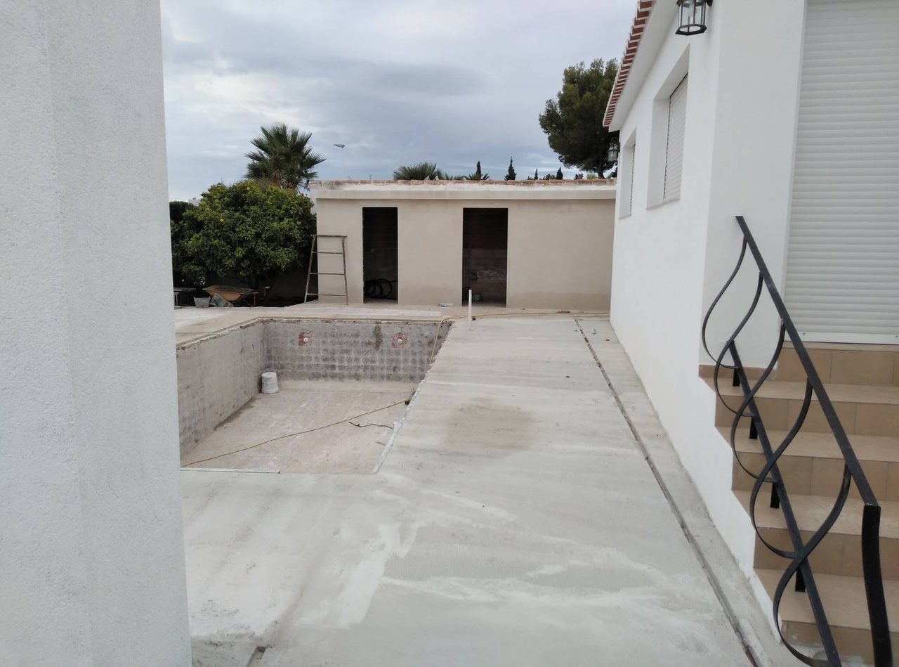 Restored facade in the Marina Alta